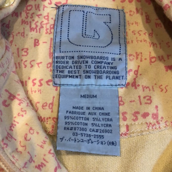 Burton size medium jacket